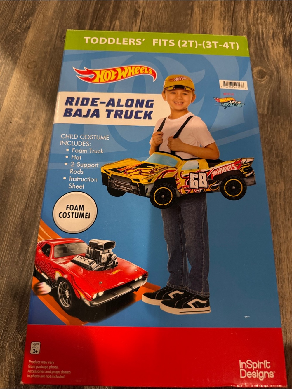Hot Wheels Ride-Along Baja Truck Foam Halloween Costume